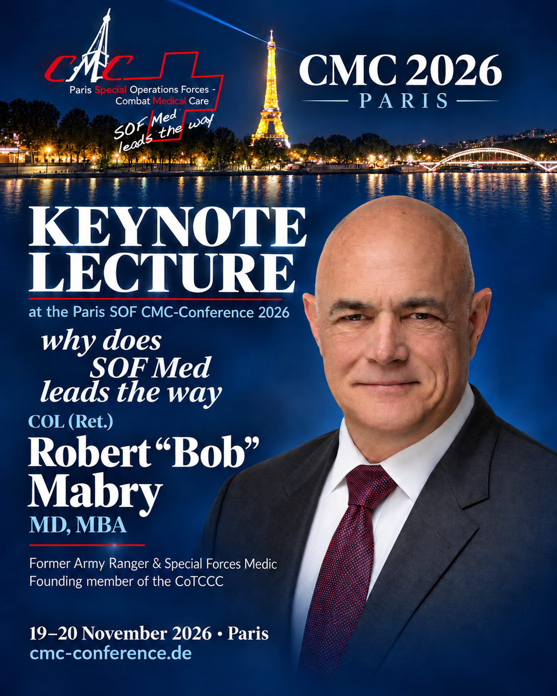 Keynote Lecture – Robert Bob Mabry, MD, MBA, Paris SOF CMC Conference 2026